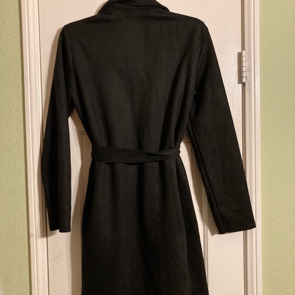 SHEIN - Faux Suede Black Jacket, Medium,NWOT - Picture 2 of 11